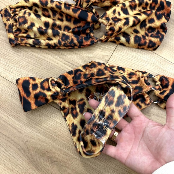 NEW Joues De Sable Hanna Leopard Print Bikini Size S - Picture 5 of 5